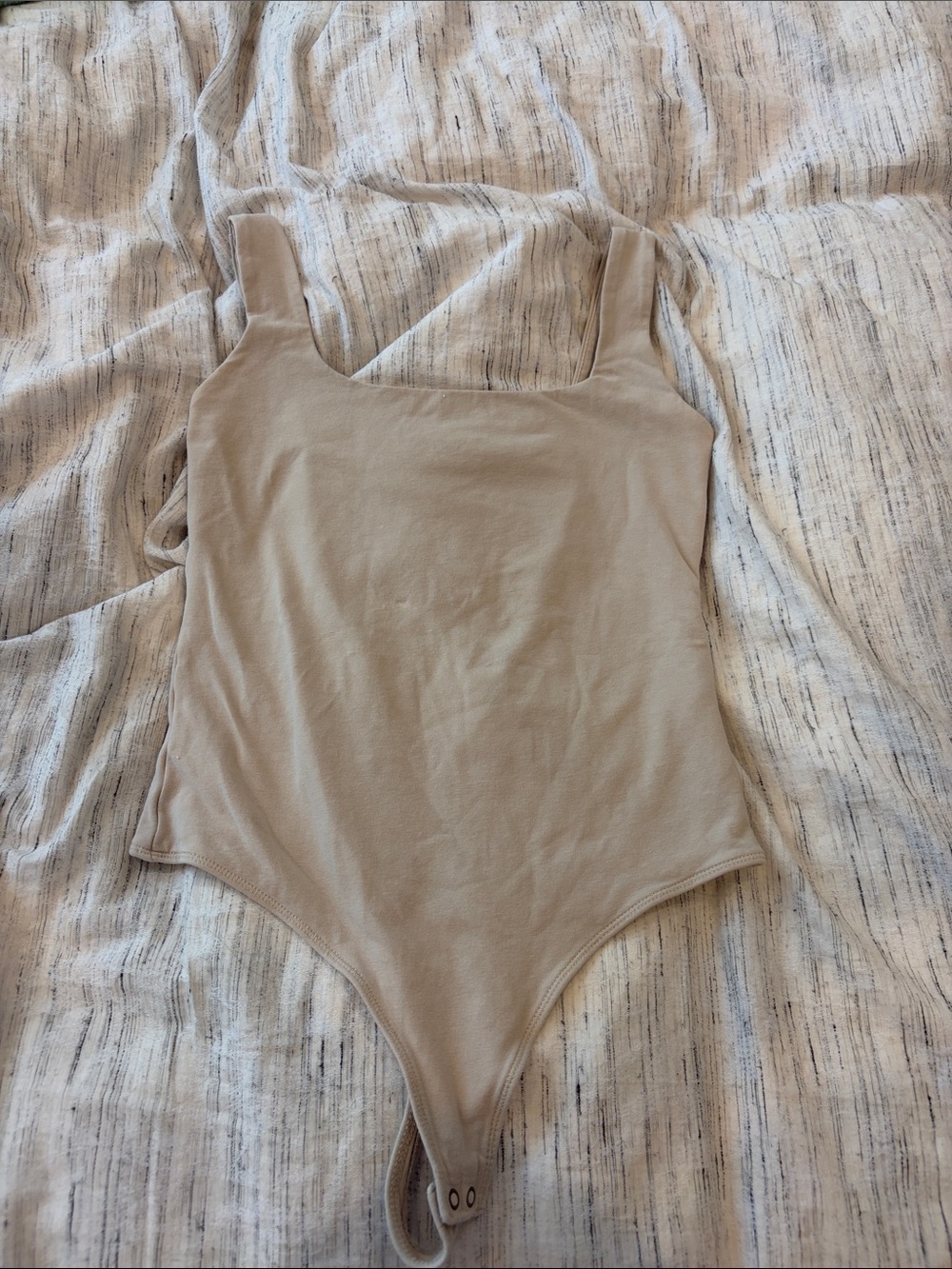 Abercrombie & Fitch Neutral Beige Kids One-Piece Bodysuit